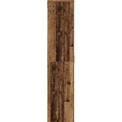 vidaXL Sko skab med hylde Gammelt træ 80 x 39 x 178 cm Konstrueret træ
