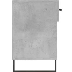 vidaXL skobænk 102x35x55 cm konstrueret træ betongrå