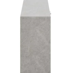vidaXL skobænk 80x24x45 cm konstrueret træ betongrå