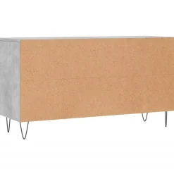 vidaXL skobænk 102x35x55 cm konstrueret træ betongrå
