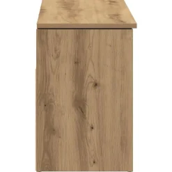 vidaXL skobænk 102x30,5x45 cm konstrueret træ kunsteg