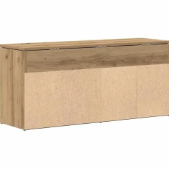 vidaXL skobænk 102x30,5x45 cm konstrueret træ kunsteg