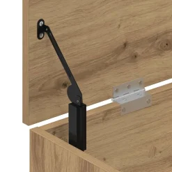 vidaXL skobænk 102x30,5x45 cm konstrueret træ kunsteg