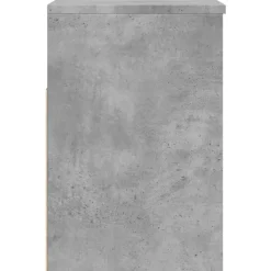 vidaXL skobænk 60x30x45 cm konstrueret træ betongrå