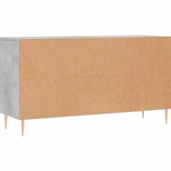 vidaXL skobænk 102x35x55 cm konstrueret træ betongrå