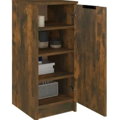 vidaXL skoreol 30x35x70 cm konstrueret træ røget egetræ