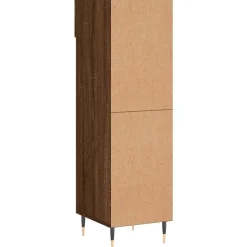 vidaXL skoreol 30x35x105 cm konstrueret træ brun egetræsfarve
