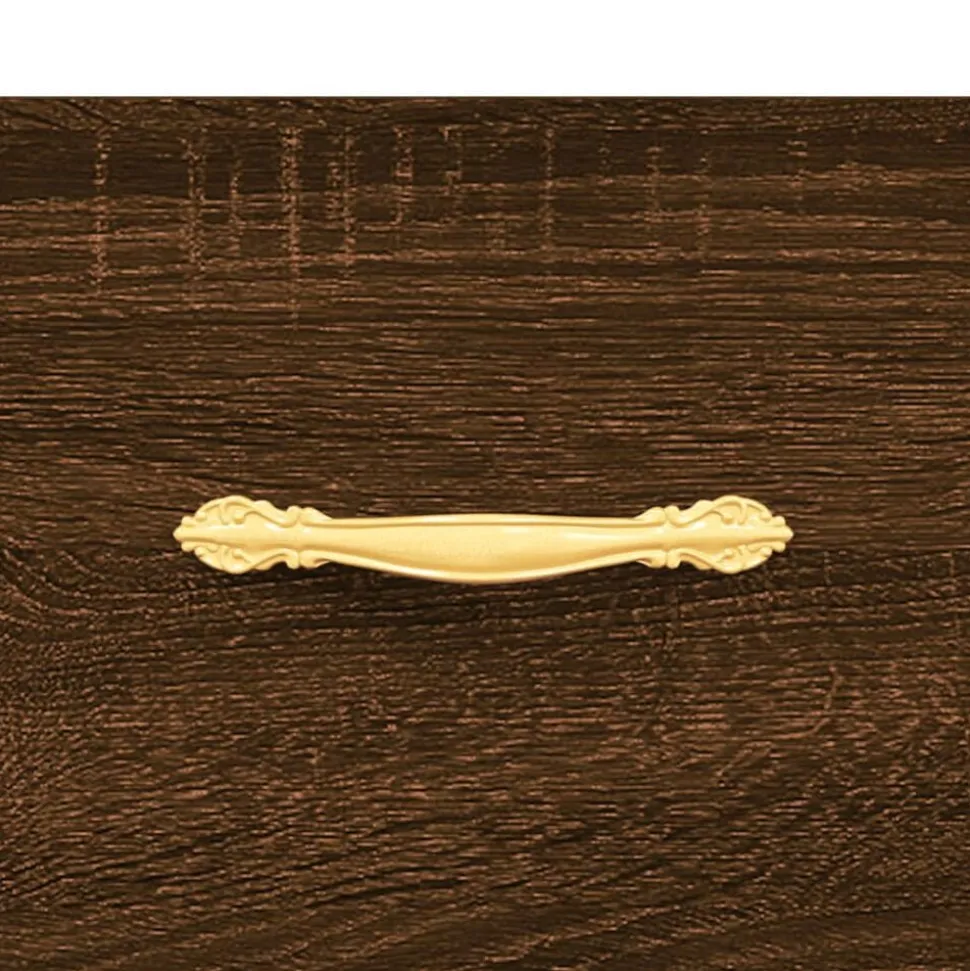 vidaXL skoreol 30x35x105 cm konstrueret træ brun egetræsfarve