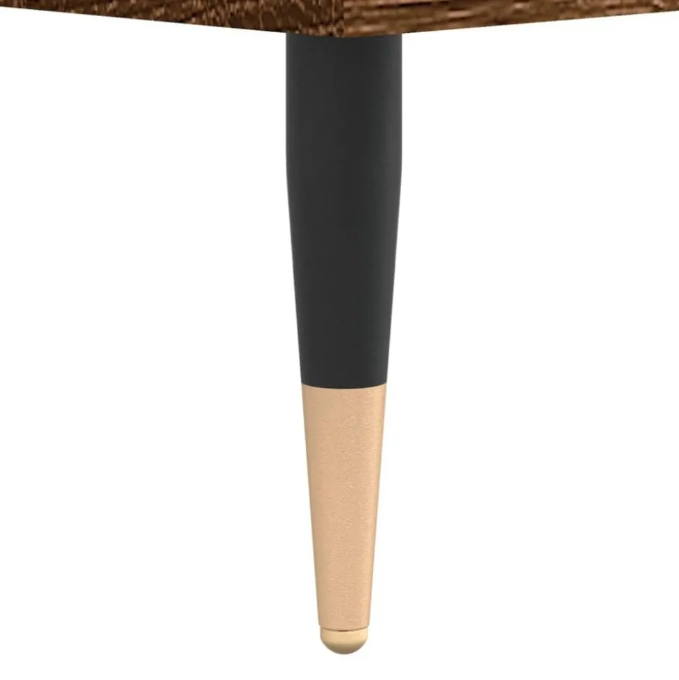 vidaXL skoreol 30x35x105 cm konstrueret træ brun egetræsfarve