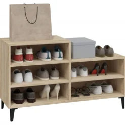 vidaXL skoreol 102x36x60 cm konstrueret træ sonoma-eg