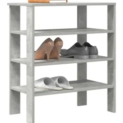 vidaXL skoreol 61x32x70 cm konstrueret træ betongrå