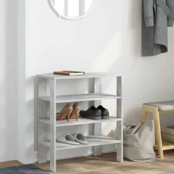 vidaXL skoreol 61x32x70 cm konstrueret træ betongrå