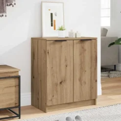 vidaXL skoreol 59x35x70 cm konstrueret træ kunsteg