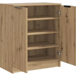 vidaXL skoreol 59x35x70 cm konstrueret træ kunsteg