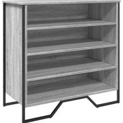 vidaXL skoreol 80x38x78 cm konstrueret træ grå sonoma-eg
