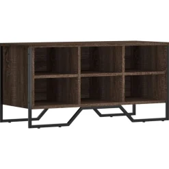 vidaXL skoreol 90x38x45,5 cm konstrueret træ brun egetræsfarve