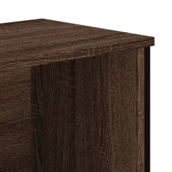vidaXL skoreol 90x38x45,5 cm konstrueret træ brun egetræsfarve