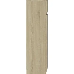 vidaXL skoreol 100,5x28x100 cm konstrueret træ sonoma-eg