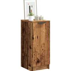 vidaXL skoreol 29,5x35x70 cm konstrueret træ gammelt træ-look