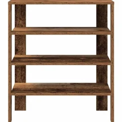 vidaXL skoreol 61x32x70 cm konstrueret træ antikt træ