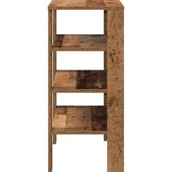 vidaXL skoreol 61x32x70 cm konstrueret træ antikt træ