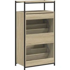 vidaXL skoreol 60x34x112 cm konstrueret træ sonoma-eg