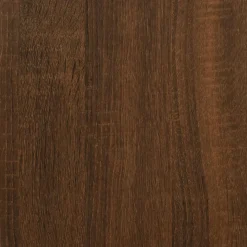 vidaXL skoreol 54x34x183 cm konstrueret træ brun egetræsfarve