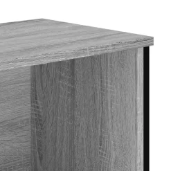 vidaXL skoreol 90x38x45,5 cm konstrueret træ grå sonoma-eg