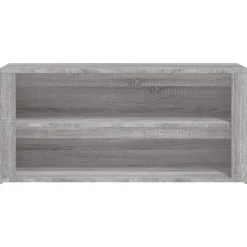vidaXL skoreol 100x35x45 cm konstrueret træ grå sonoma-eg