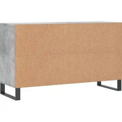 vidaXL skoreol 102x36x60 cm konstrueret træ betongrå