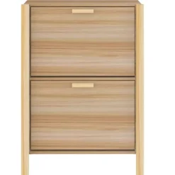 vidaXL skoreol 57,5x33x80 cm konstrueret træ