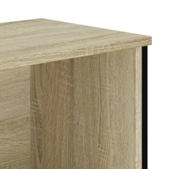 vidaXL skoreol 90x38x45,5 cm konstrueret træ sonoma-eg