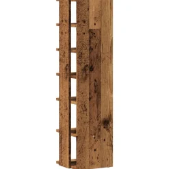 vidaXL skoreol 28x27x102 cm konstrueret træ gammelt træ-look