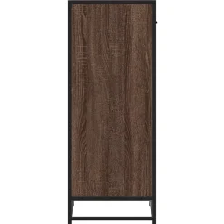 vidaXL skoreol 48x38x97,5 cm konstrueret træ brun egetræsfarve