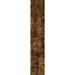 vidaXL skoreol 54x34x183 cm konstrueret træ røget egetræ