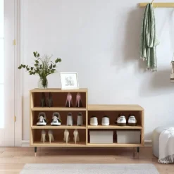 vidaXL skoreol 102x36x60 cm konstrueret træ sonoma-eg