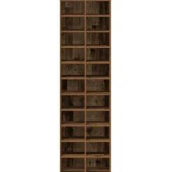 vidaXL skoreol 54x34x183 cm konstrueret træ gammelt træ-look