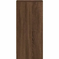 vidaXL skoreol 29,5x34x76 cm konstrueret træ brun egetræsfarve