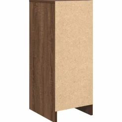 vidaXL skoreol 29,5x34x76 cm konstrueret træ brun egetræsfarve
