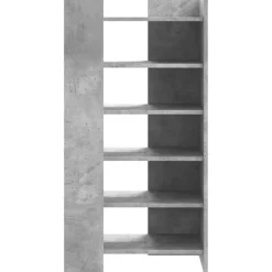 vidaXL skoreol 52x37,5x100 cm konstrueret træ betongrå
