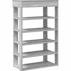 vidaXL skoreol 60x30x98 cm konstrueret træ grå sonoma-eg