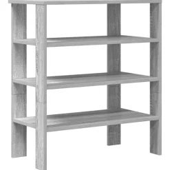 vidaXL skoreol 61x32x70 cm konstrueret træ grå sonoma-eg