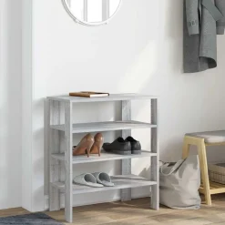 vidaXL skoreol 61x32x70 cm konstrueret træ grå sonoma-eg