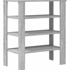 vidaXL skoreol 61x32x70 cm konstrueret træ grå sonoma-eg