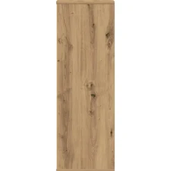 vidaXL skoreol 54x34x100,5 cm konstrueret træ egetræsfarve