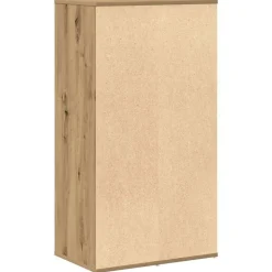 vidaXL skoreol 54x34x100,5 cm konstrueret træ egetræsfarve