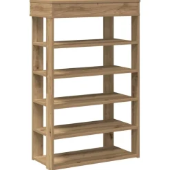 vidaXL skoreol 60x30x98 cm konstrueret træ kunsteg