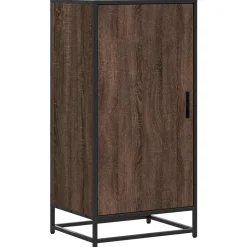 vidaXL skoreol 48x38x97,5 cm konstrueret træ brun egetræsfarve