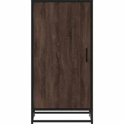 vidaXL skoreol 48x38x97,5 cm konstrueret træ brun egetræsfarve