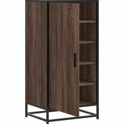 vidaXL skoreol 48x38x97,5 cm konstrueret træ brun egetræsfarve